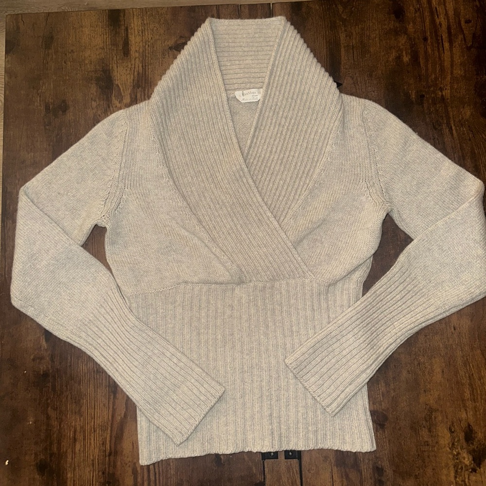 MaxMara Soft Cream Turtleneck Sweater